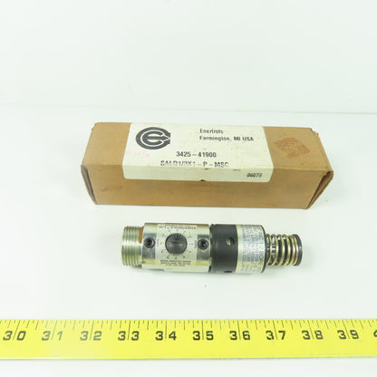Enertrols 3425-41900 SALD1/2X1-P-MSC Shock Absorber 1/2" Bore 1" Stroke