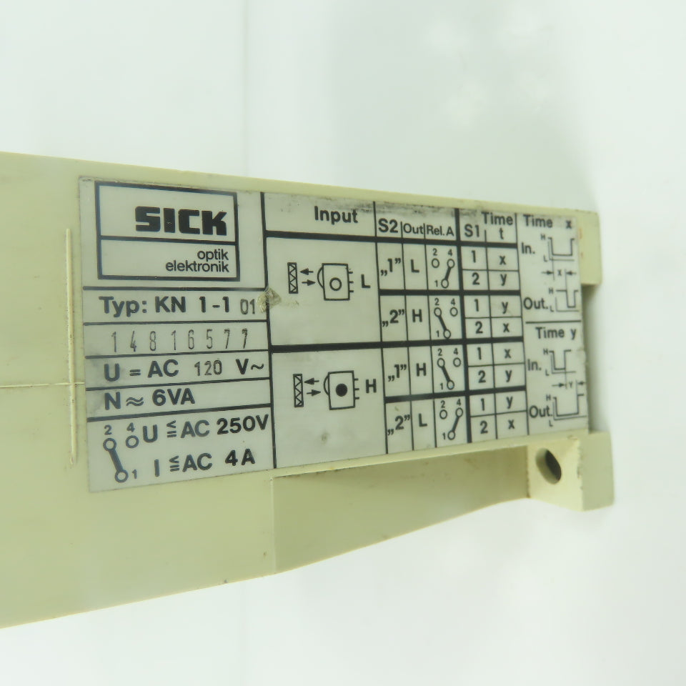 Sick KN 1-1 Din Rail Mount Safety Relay 24V 250VAC