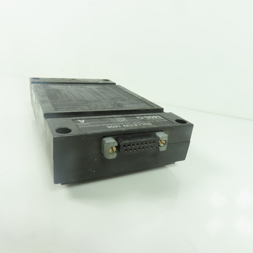 Allen Bradley 1406-G Ser A Motor Protector Programmer/Monitor