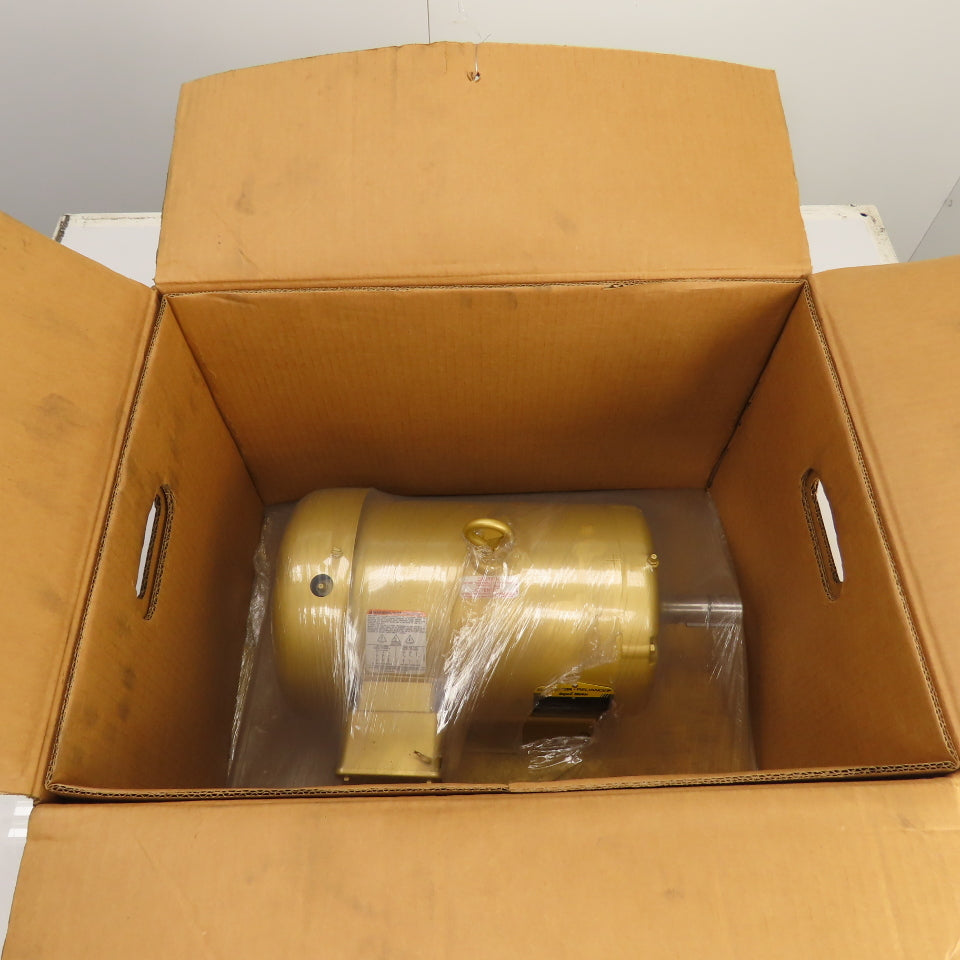Baldor EM3611T 3HP AC Electric Motor 208-230/460V 3PH 1760RPM 182T Fr. NEW
