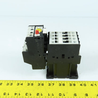 GE CL00D310T 10E Contactor Relay 7.5HP 24VDC Coil W/ RT1G Overload 1.0-1.5A