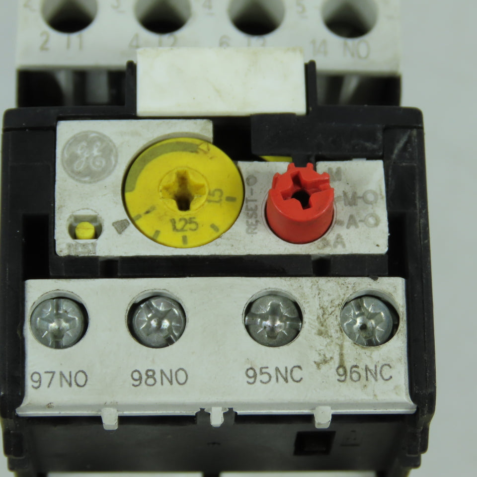 GE CL00D310T 10E Contactor Relay 7.5HP 24VDC Coil W/ RT1G Overload 1.0-1.5A