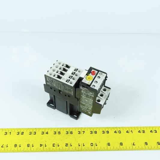 GE CL00D310T 10E Contactor Relay 7.5HP 24VDC Coil W/ RT1G Overload 1.0-1.5A