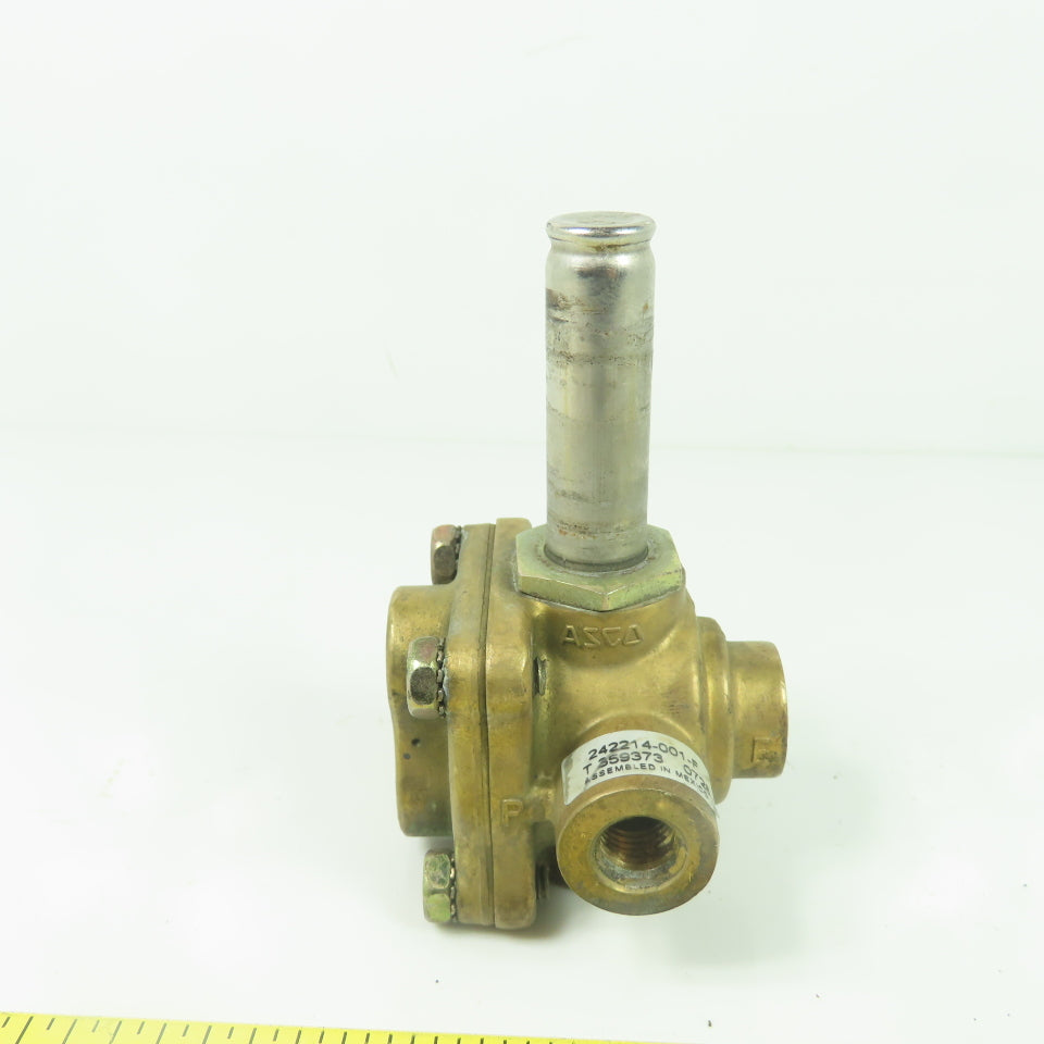 Asco 242214-001-F Solenoid Valve 1/4" NPT T 359373