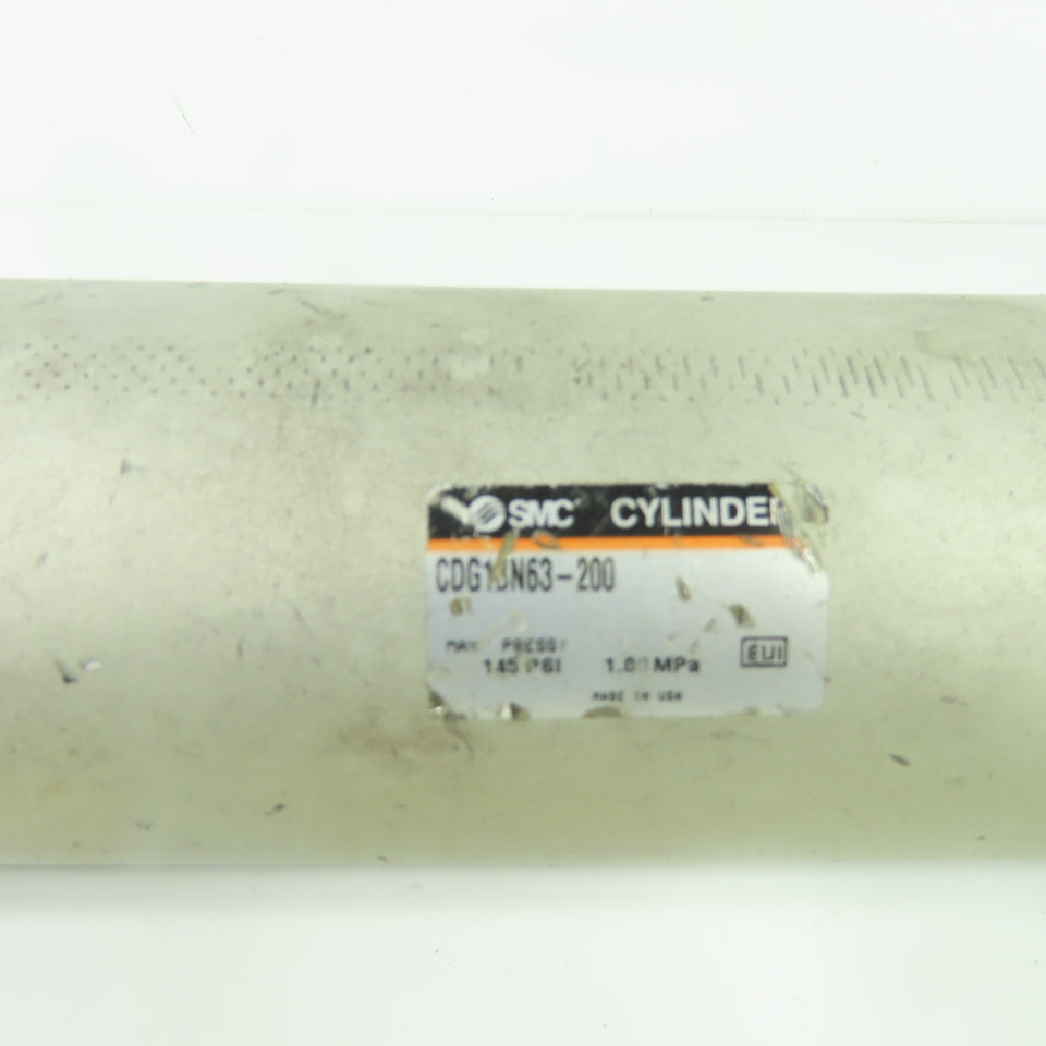 SMC CDG1BN63-200 Double Acting Pneumatic Cylinder 200mm Stroke 63mm Bore