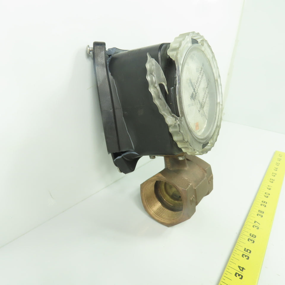 Kobold RCM-7126 Direct Reading Flowmeter 15-100GPM 180PSIG 212°F Max 1-1/2" NPT