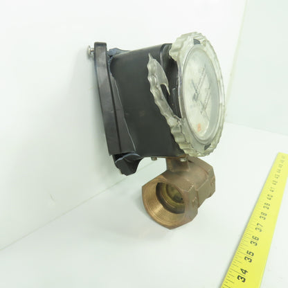 Kobold RCM-7126 Direct Reading Flowmeter 15-100GPM 180PSIG 212°F Max 1-1/2" NPT