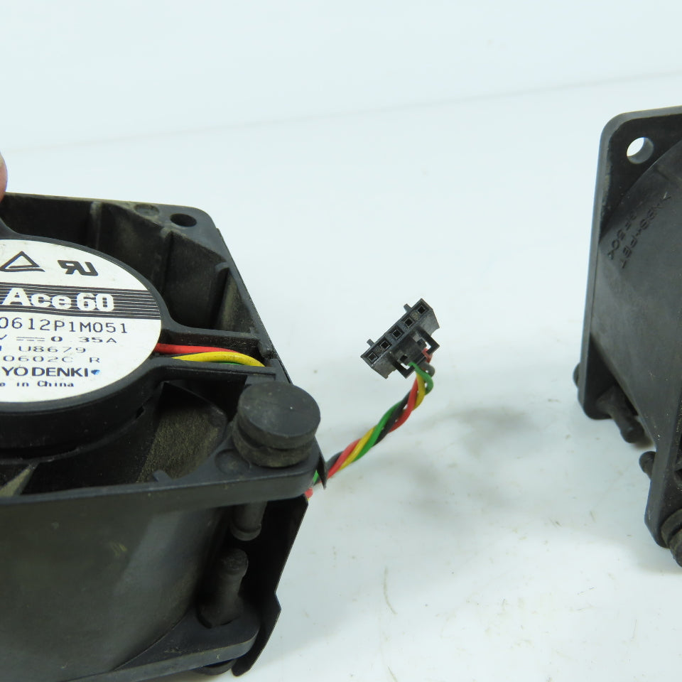 Sanyo Denki 9G0612P1M051 San Ace 60 Computer Cabinet Cooling Fan 12VDC Lot/4