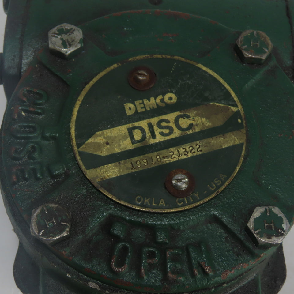Demco Disk Wafer Butterfly Valve Gear Reducer Hand wheel 1.5" Bore