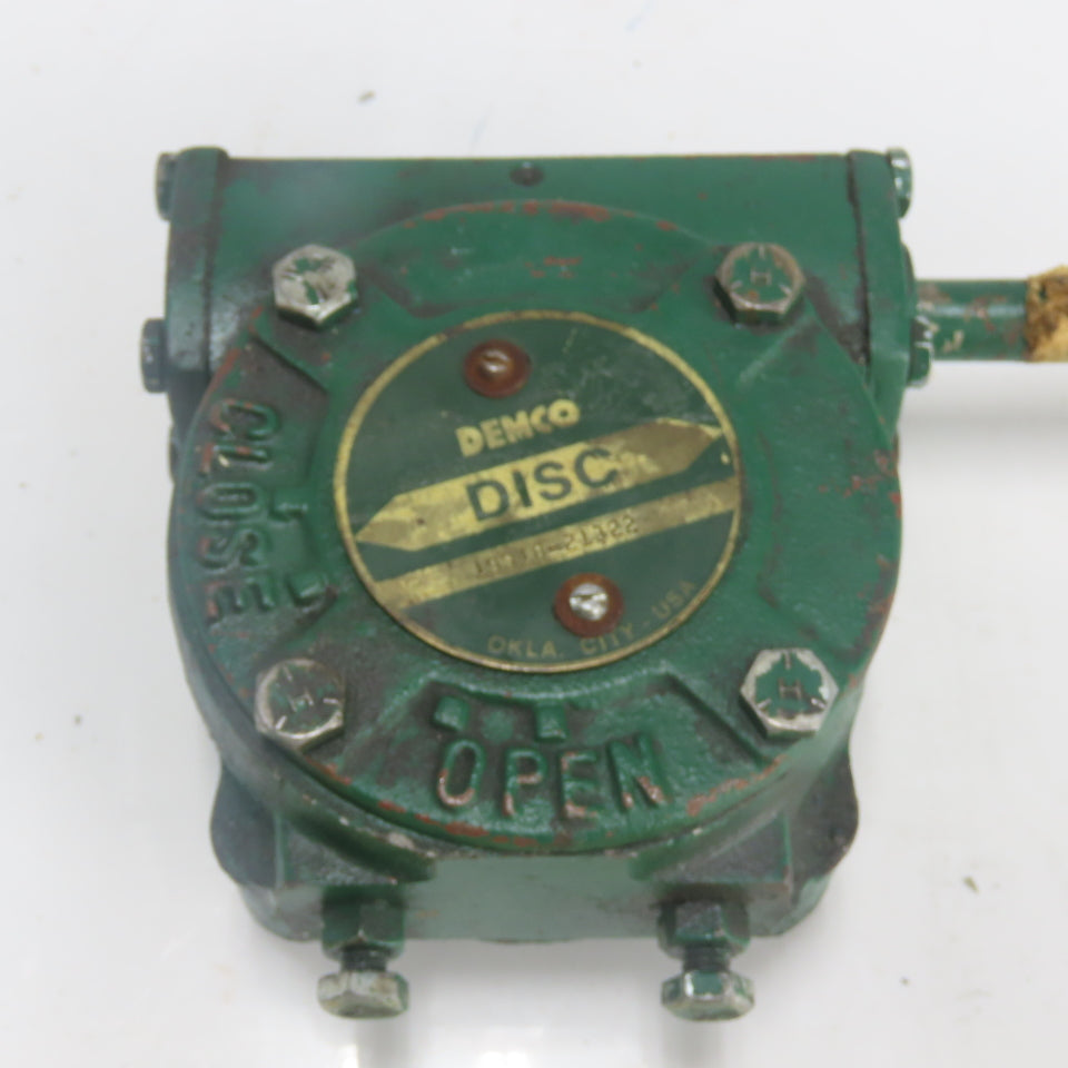 Demco Disk Wafer Butterfly Valve Gear Reducer Hand wheel 1.5" Bore