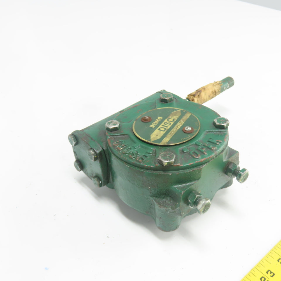 Demco Disk Wafer Butterfly Valve Gear Reducer Hand wheel 1.5" Bore