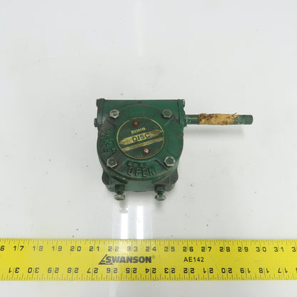 Demco Disk Wafer Butterfly Valve Gear Reducer Hand wheel 1.5" Bore