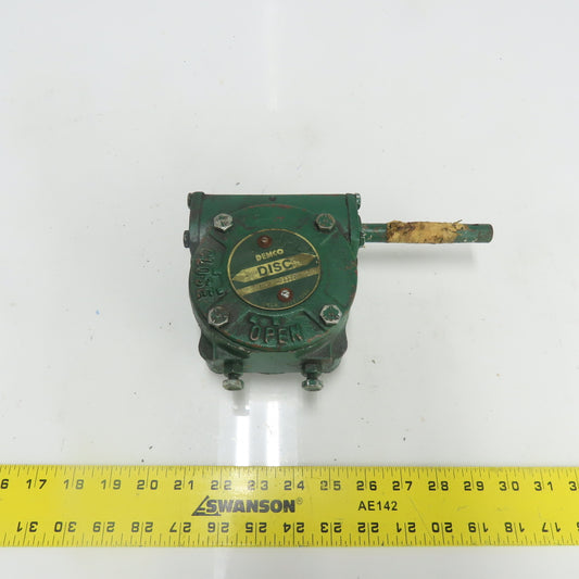 Demco Disk Wafer Butterfly Valve Gear Reducer Hand wheel 1.5" Bore