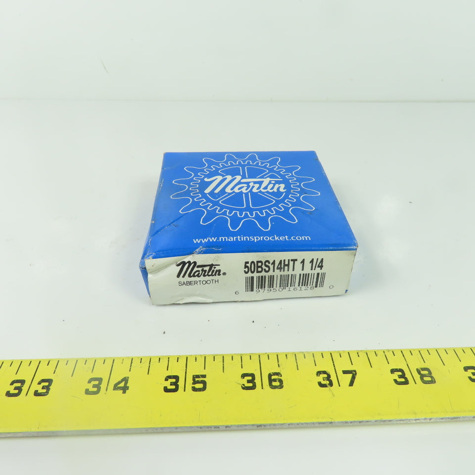 Martin 50BS14HT 1-1/4 Single Row Chain Coupling Sprocket 1-1/4" Bore 14-Tooth