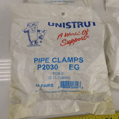 Unistrut P2030 Pipe Clamps For 1" OD Tubing Lot Of 80 Pairs