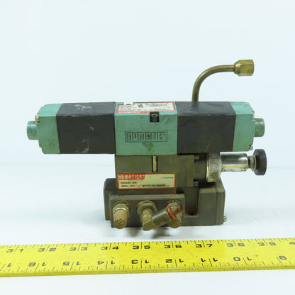 Numatics 081SS400M000061 081RS100J000000 Pneumatic Solenoid Control Valve 24VDC