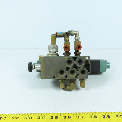 Numatics 081SS400M000061 081RS100J000000 Pneumatic Solenoid Control Valve 24VDC