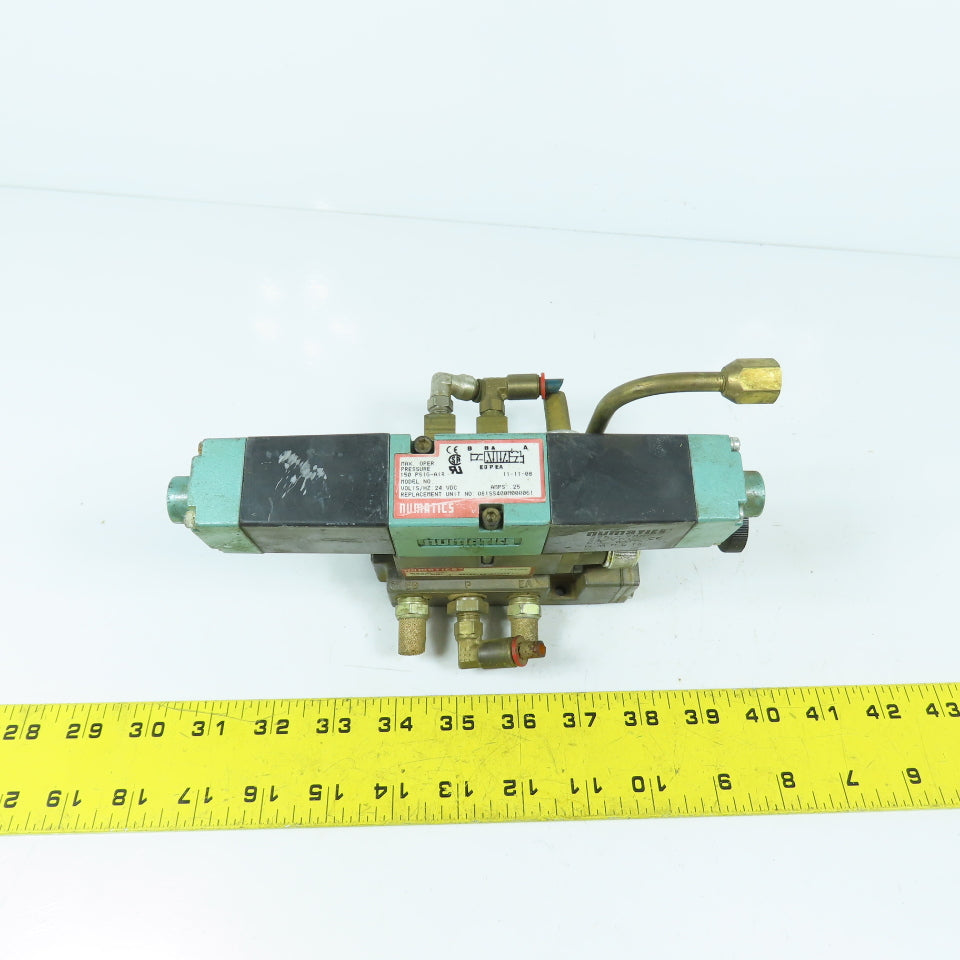 Numatics 081SS400M000061 081RS100J000000 Pneumatic Solenoid Control Valve 24VDC