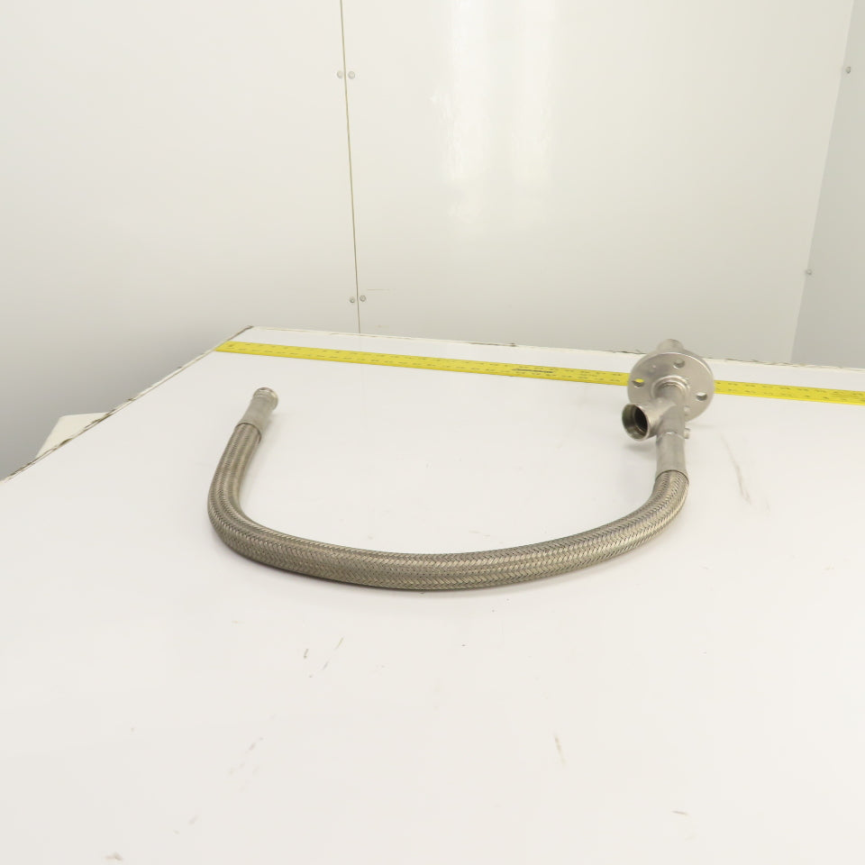 Gemu DN25 Stainless Steel Hose Assembly Hydra RS321L 49" OAL