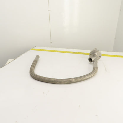 Gemu DN25 Stainless Steel Hose Assembly Hydra RS321L 49" OAL