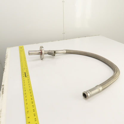 Gemu DN25 Stainless Steel Hose Assembly Hydra RS321L 49" OAL