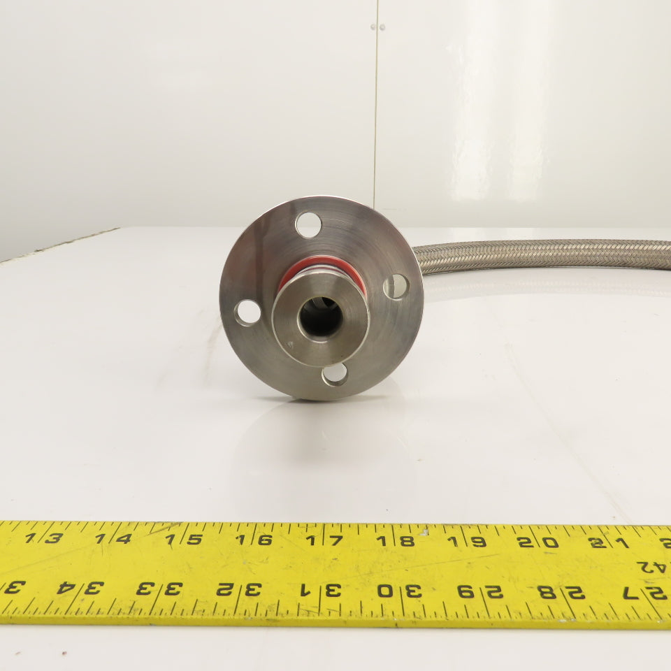 Gemu DN25 Stainless Steel Hose Assembly Hydra RS321L 49" OAL