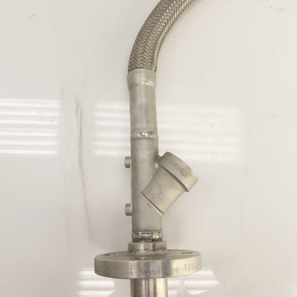 Gemu DN25 Stainless Steel Hose Assembly Hydra RS321L 49" OAL