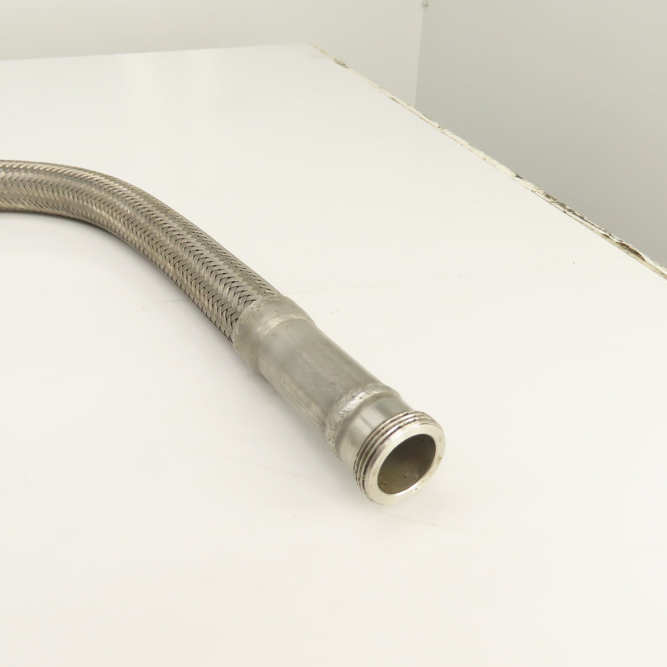 Gemu DN25 Stainless Steel Hose Assembly Hydra RS321L 49" OAL