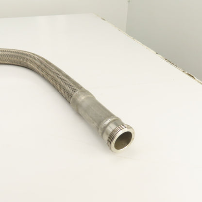 Gemu DN25 Stainless Steel Hose Assembly Hydra RS321L 49" OAL