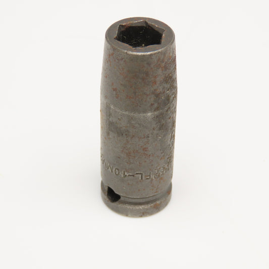 Apex FL-10mm23 10mm Socket 6 Point 2" Long 3/8" Drive