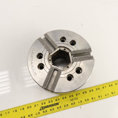 Samchully HS-08 3-Jaw High Speed Open Center Power Hydraulic Chuck B-208