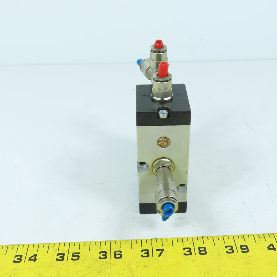 Camozzi 438-35 3/2 Way Pneumatic Directional Control Valve 10 Bar Max 1/8"