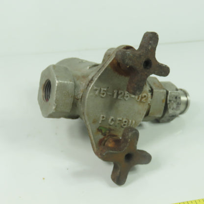 Mueller Stem Spec Co. 75-125-02 Stainless Steel Basket Strainer 1/2" NPT P CF8M