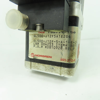 Norgren GL500-J12F5A1E2G4 Grip-Lok Pneumatic Gripper Clamp