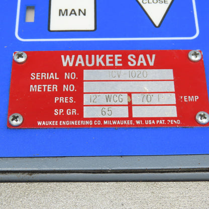 Waukee SAV 12" WCG Flo-Meter Controller Parts/Repair