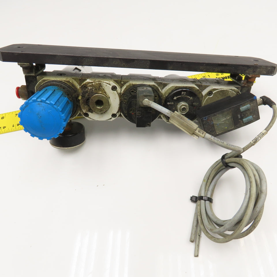 Festo LFR-D-MIDI G1/2 FRL Filter Regulator Pneumatic Assembly