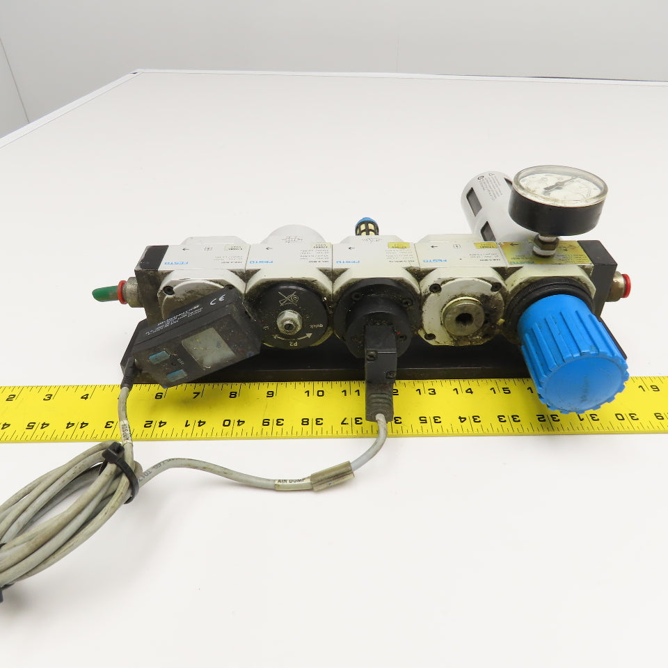 Festo LFR-D-MIDI G1/2 FRL Filter Regulator Pneumatic Assembly