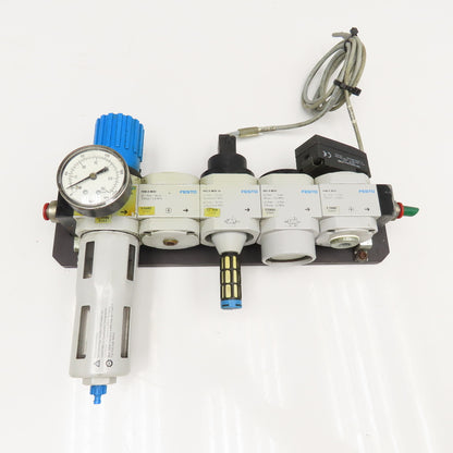 Festo LFR-D-MIDI G1/2 FRL Filter Regulator Pneumatic Assembly