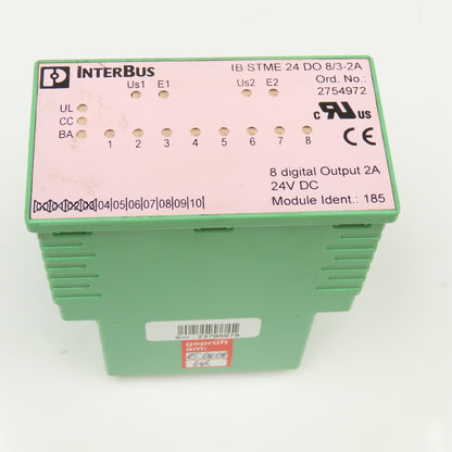 Phoenix Contact Interbus 2754972 8 Channel Digital Output Module