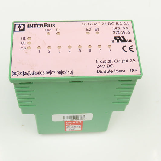 Phoenix Contact Interbus 2754972 8 Channel Digital Output Module