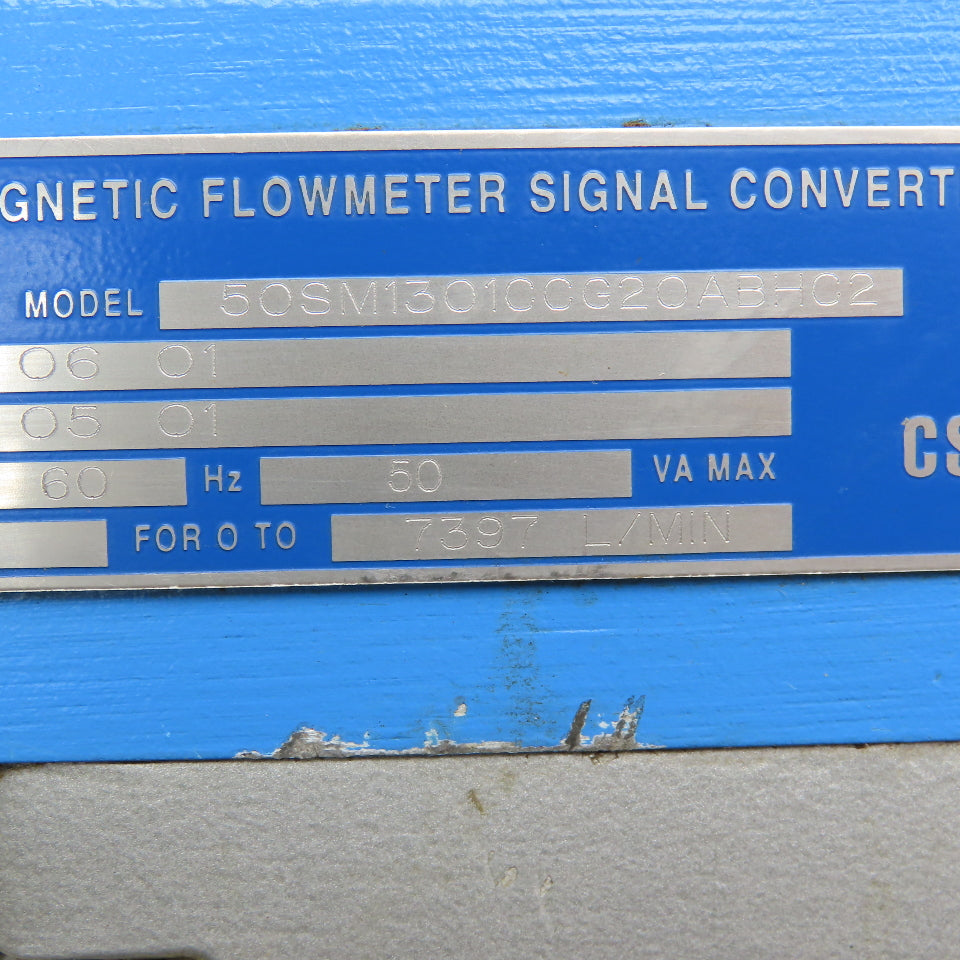 Bailey Fischer Porter 50SM1301CCG20ABHC2 Magnetic Flowmeter Signal Converter