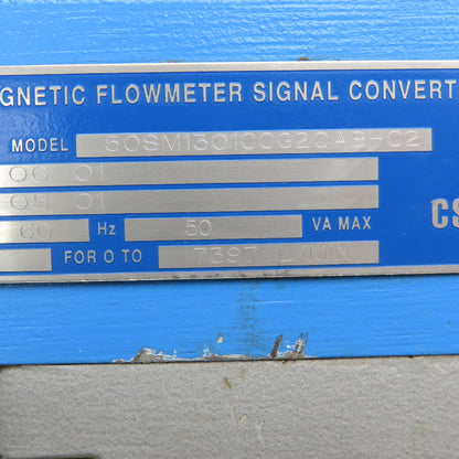 Bailey Fischer Porter 50SM1301CCG20ABHC2 Magnetic Flowmeter Signal Converter