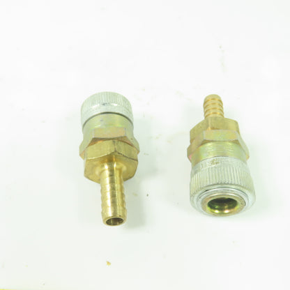 Foster F2RL Pneumatic Quick Connect Coupler Fitting 3/8" Lot Of 2