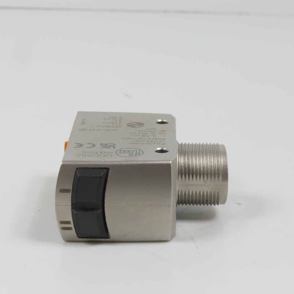 IFM OGD550 OGDLFCKG Laser Distance Sensor 10-30VDC (Clean)