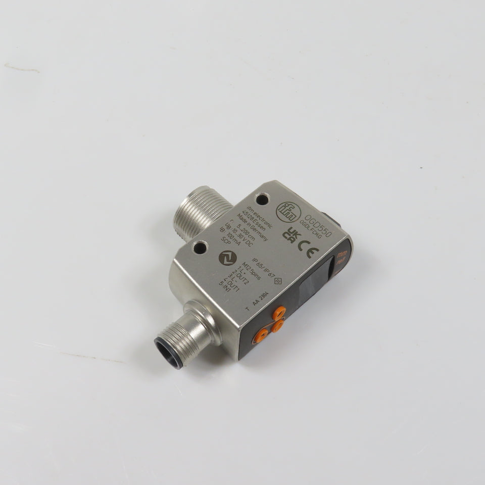 IFM OGD550 OGDLFCKG Laser Distance Sensor 10-30VDC (Small Crack)
