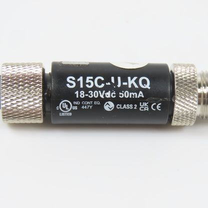 Banner S15C-U-KQ 809838 In-Line Converter 18-30VDC M12 Male Female
