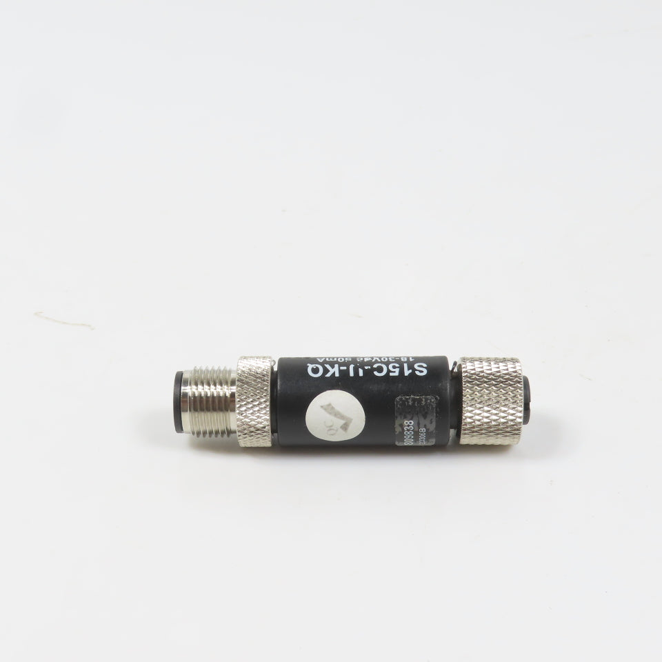 Banner S15C-U-KQ 809838 In-Line Converter 18-30VDC M12 Male Female