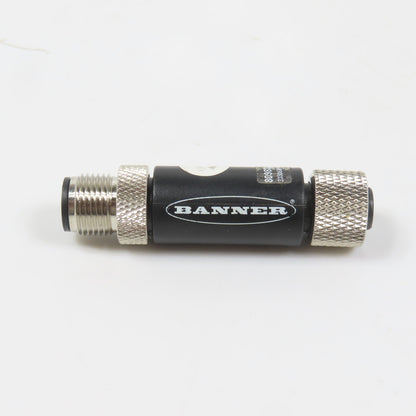 Banner S15C-U-KQ 809838 In-Line Converter 18-30VDC M12 Male Female