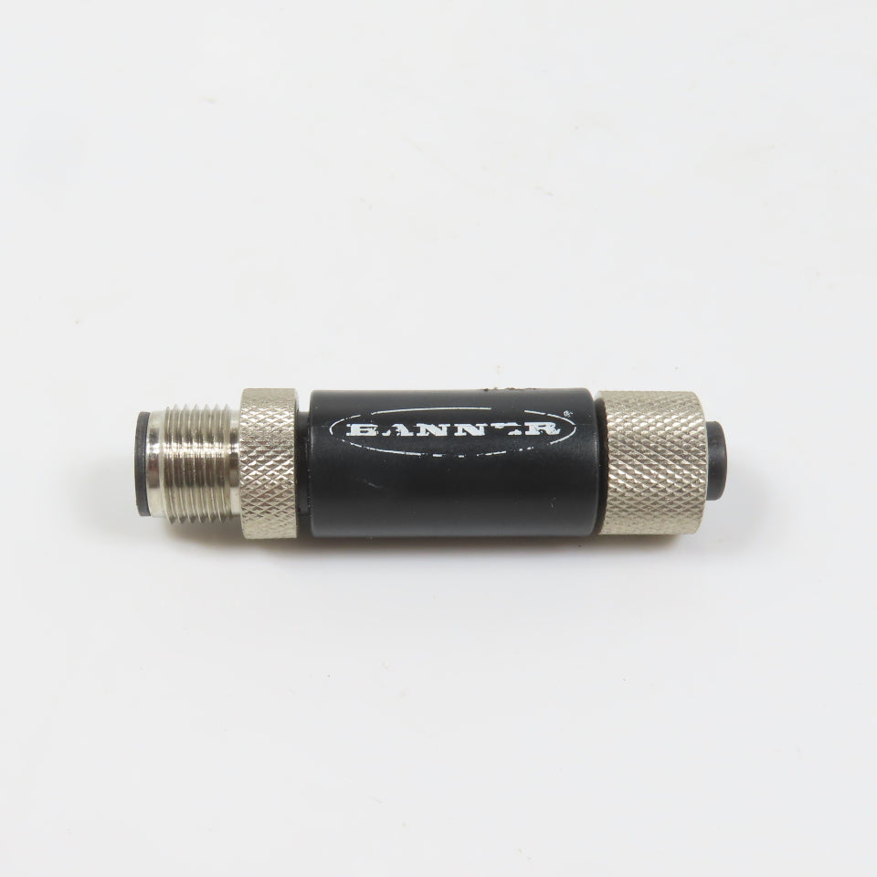 Banner S15C-I-KQ 809837 In-Line Converter 18-30VDC M12 Male Female