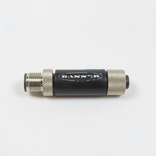 Banner S15C-I-KQ 809837 In-Line Converter 18-30VDC M12 Male Female